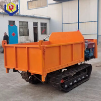 Vente directe usine – Mini-dumper chenillé diesel 20 CV à couple élevé, capacité 2 tonnes