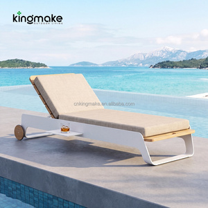 Chaise longue de piscine réglable de haute qualité avec lit de soleil de luxe pour piscine, chaise longue moderne imperméable pour hôtel et plage - Product Image 1