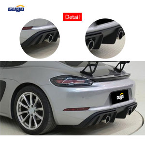 Kit carrosserie GUGO pour <span class=keywords><strong>Porsche</strong></span> <span class=keywords><strong>Cayman</strong></span> <span class=keywords><strong>718</strong></span> <span class=keywords><strong>GT4</strong></span>, ensemble complet d'accessoires d'apparence, look sport, pièces de garniture de carrosserie, personnalisation de véhicule haut de gamme - Product Image 5