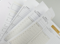 Ot-ALE 2022-2023 planificador mensual con divisores, cuaderno espiral de tapa dura de papel personalizado de alta calidad