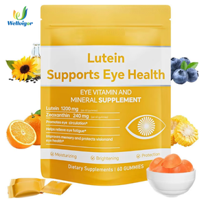 Gummies OEM pour adultes à la <span class=keywords><strong>myrtille</strong></span> et à l'ester de <span class=keywords><strong>lutéine</strong></span> pour la santé oculaire avec zéaxanthine, bêta-carotène et astaxanthine - Bénéfices antioxydants - Product Image 1