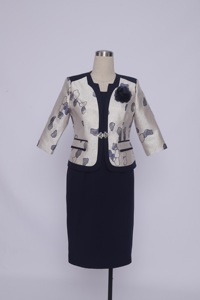 Traje de dos piezas de lujo para mujer, talla grande, para iglesia, uso doméstico o de negocios - Product Image 5