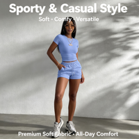 Ensemble deux pièces VELAN personnalisé avec logo, coupe classique, pour femme, avec cordon de serrage, ensemble de vêtements de détente pour femme