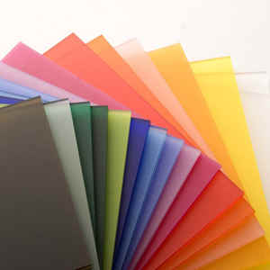 Feuille acrylique colorée transparente acrylique expulsée et moulée pour la publicité - Product Image 1