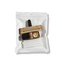 Diffuseur d'huiles essentielles en bois naturel pour voiture, clip de ventilation, parfum pour véhicules, personnalisation de l'arôme DIY