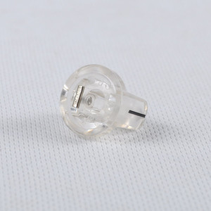 Bouton de <span class=keywords><strong>volume</strong></span> en plastique cristallin 19x15mm pour amplificateur de guitare à tube DIY - Product Image 3