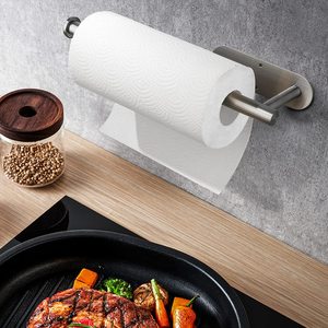 <span class=keywords><strong>Portarrollos</strong></span> de <span class=keywords><strong>Cocina</strong></span> de Acero Inoxidable, Autoadhesivo, <span class=keywords><strong>Sin</strong></span> Clavos, Montado en la Pared, Metálico, Negro, Estilo Americano, <span class=keywords><strong>Portarrollos</strong></span> de Papel Higiénico - Product Image 6