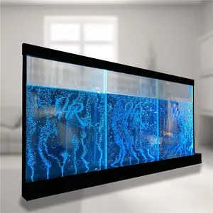 Hot Sale Innendekoration Wasser brunnen Home Decor Fernbedienung Farbwechsel LED Acryl Wasser blase Wand