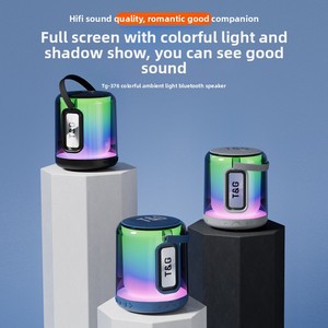 TG376 for <strong>Bluetooth</strong> Outdoor Wireless Speaker RGB LED Lighting High Sound Quality Large Volume Subwoofer Battery Computer Audio - Product Image 3