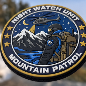 Patch tactique personnalisé en PVC 3D avec logo en relief, fixation auto-agrippante, badge en caoutchouc souple pour vêtements, vestes, casquettes, sacs à dos - Product Image 1