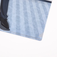 Conception d'impression personnalisée PP dossier en plastique en forme de L dossier A4 sac de documents dossier de bureau pour la vente en gros