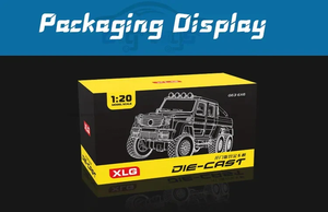Mercedes-Benz Clase G 6x6, Modelo de Auto de Lujo Todoterreno de Metal Fundido a Presión, Escala 1:24, Altamente Detallado, Coleccionable, Estilo Militar, SUV - Product Image 3