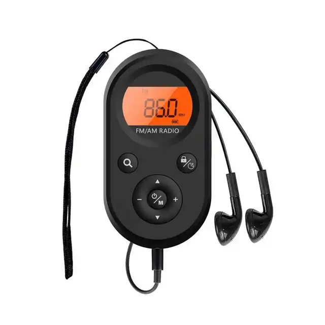 OEM Factory Portable Pocket Radio Receiver Mini Home AM FM Radio with LCD Display Powered Fm RadioHand Mini Radio