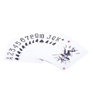 agua jugando a <span class=keywords><strong>las</strong></span> cartas de Pvc negro magia cartas de Poker Blackjack para juegos de la familia <span class=keywords><strong>Camping</strong></span> al aire libre - Product Image 5