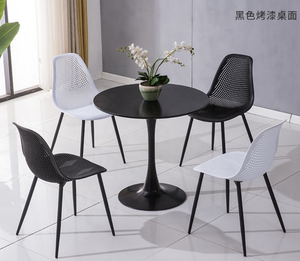 <span class=keywords><strong>Tavolo</strong></span> da pranzo a tulipano moderno semplice all'ingrosso <span class=keywords><strong>tavolo</strong></span> da 32 pollici <span class=keywords><strong>rotondo</strong></span> <span class=keywords><strong>nero</strong></span> - Product Image 4