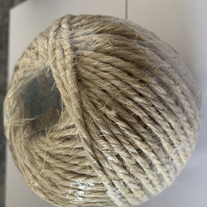 Cordel <span class=keywords><strong>de</strong></span> <span class=keywords><strong>Sisal</strong></span> 100% <span class=keywords><strong>de</strong></span> 3 mm, 3 Hilos, 190 Pies, Alta Resistencia, Duradero, Biodegradable, para Agricultura, Manualidades, Decoraciones y Cuerdas - Product Image 6
