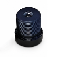 Objectif Fisheye 2,1 mm M12 2 mégapixels pour caméra CCTV avec capteur 1/3 pouce D/H/V 140 °   * 120 °   * 90 °   Objectif d'appareil photo fisheye