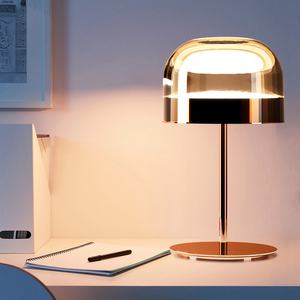 Hot Sale Solar Student Table <b>Lamp</b> <b>Vintage</b> Decorative Bedside Stainless Steel Wood Shade Retro LED Dimmable Bedroom Use - Product Image 5