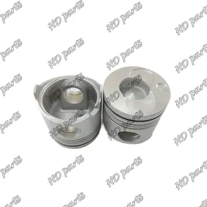 Piston 8DC11 tahan lama kualitas tinggi dengan Pin 64mm ruang pembakaran ME093427 cocok untuk Mitsubishi bagian mesin Diesel