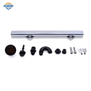 Kit de rail d'injection haute performance en aluminium pour Honda K Series <span class=keywords><strong>K20</strong></span> K24 RSX <span class=keywords><strong>Civic</strong></span> Si Integra <span class=keywords><strong>EP3</strong></span> avec jauge, rail d'injection robuste - Product Image 5