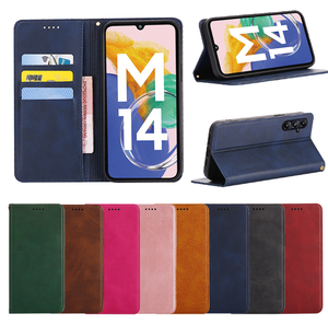 Étui de téléphone portable en cuir à rabat pour Samsung Galaxy A35 A15 A25 A24 A34 F04 A54 A14 A23E A04 <span class=keywords><strong>Xcover</strong></span> <span class=keywords><strong>Pro</strong></span> 2 A23 A03S M53 étuis - Product Image 1