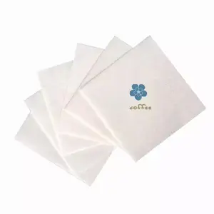 Servilletas de papel de mesa con logotipo colorido, diseño personalizado, venta al por mayor, para bodas, restaurante, servilletas de papel y servilletas de Hotel, restaurante y hogar