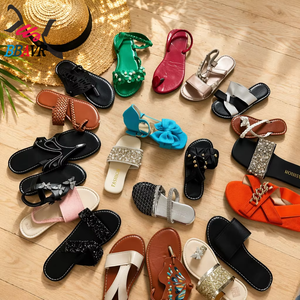 Sandalias de Verano para Niños, Chanclas Planas con Punta Abierta, Plantilla de EVA, Sandalias de Playa Informales, Forro de PU, Chanclas de Plataforma para Bebés y Mujeres - Product Image 1