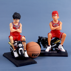 Sakuragi aux cheveux roux et <span class=keywords><strong>Rukawa</strong></span> aux cheveux noirs Figurines d'action de basket-ball 3D: Duo dynamique pour les amateurs de sport et de collection - Product Image 1