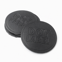 Étiquettes de vêtements D'usine De Forme Faite Sur Commande de Logo De Marque en Cuir Véritable En Relief pour Jeans et Sac