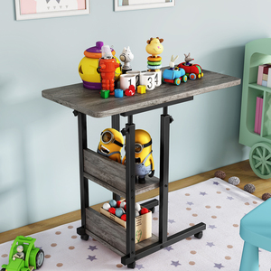 <span class=keywords><strong>Tavolo</strong></span> portatile con sollevamento superiore a 2 livelli con ripiano portaoggetti regolabile in altezza C <span class=keywords><strong>tavolo</strong></span> con <span class=keywords><strong>Design</strong></span> <span class=keywords><strong>salvaspazio</strong></span> - Product Image 5