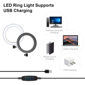 Venta al por mayor 10 pulgadas Tiktok fotografía Selfie Led anillo de luz titular con soporte del trípode para la transmisión en directo de maquillaje Video de Youtube - Product Image 6