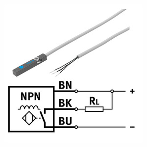 Festo Sies 8m Ns 24v K 7 5 Oe Inductive Sensor Npn Normally Open Proximity Switch Ip67 Aluminum Alloy - Product Image 5