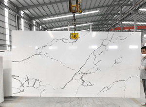 Calacata bancada de quartzo artificial, bancada de quartzo artificial série branco - Product Image 3