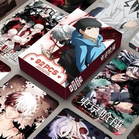 Tarjetas Lomo de Anime, 92 Piezas, Haikyuu, Ataque a los Titanes, Dragon Ball, Naruto, Tarjetas con Fotos de Dibujos Animados Impresas, Colección de Regalo para Fanáticos del Anime