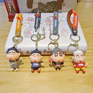 Dễ Thương 3D Mềm Silicone Cao Su Keychain Phim Hoạt Hình Búp Bê Crayon Shin Chan Từ Nhật Bản Anime PVC Xe Túi Mặt Dây Chuyền Quà Tặng Keychain - Product Image 4