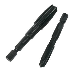 Tarauds électriques en acier rapide à queue hexagonale pneumatique à cannelure droite M3-M12 pour visseuses pneumatiques – Haute vitesse - Product Image 2