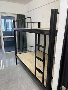 Modern Apartment Bedroom Furniture Steel Adult Loft <strong>Bed</strong> Frame Loft <strong>Bunk</strong> <strong>Bed</strong> With Stairs - Product Image 3