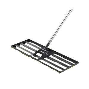 Niveleur de pelouse manuel en acier de grande taille de 30*10 pouces pour l'engrais organique d'herbe et de sable nivelant l'entretien du gazon de la cour du <span class=keywords><strong>jardin</strong></span> - Product Image 1