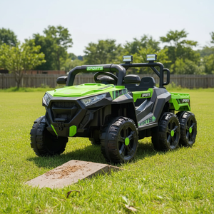 <span class=keywords><strong>Voiture</strong></span> télécommandée tout-terrain électrique à quatre roues motrices pour enfants, pour deux enfants de 1 à 8 ans, jouet en plastique pour bébé - Product Image 2