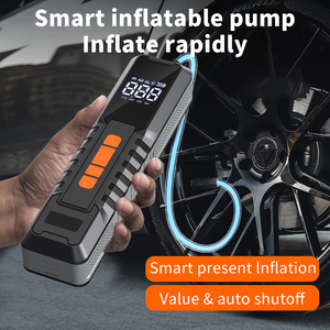 Smart Digital Tire Inflator with LCD Display 12V Automatic Shut Off for <b>Car</b> Motorcycle Bike Single Cylinder Pump - Product Image 1