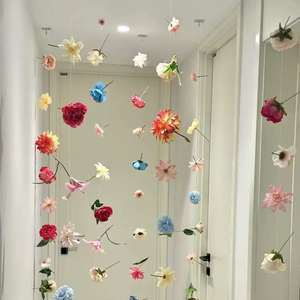 زهور قماشية صغيرة اصطناعية للحرف اليدوية، رؤوس زهور الأقحوان للزينة، إكسسوارات لصنع الأكاليل - Product Image 5