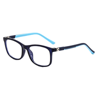 Nouvelles lunettes anti-lumière bleue classiques pour enfants, unisexe, monture intégrale TR90 légère et souple, forme rectangulaire, pour étudiants, logo personnalisé
