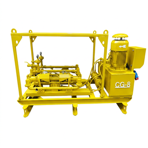 เครื่องอัดฉีดปูนซีเมนต์แบบปั๊มคู่ KY Manufacturing กำลังไฟฟ้า 11 กิโลวัตต์ สีน้ำเงิน ระบบไฮดรอลิกอุตสาหกรรม - Product Image 2