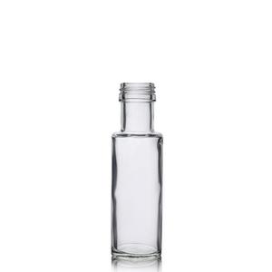 Bottiglie di vetro doriche trasparenti da 500ml o 250ml (12/6 unità) - Product Image 1