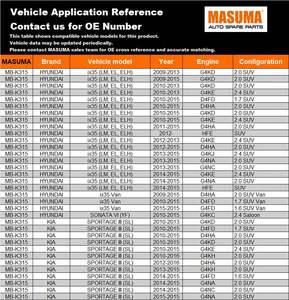 MB-K315 MASUMA, Fabricante y Proveedor de Rótulas para Automóviles, 545303S000 para <span class=keywords><strong>HYUNDAI</strong></span> - Product Image 2