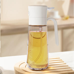 Récipient de brumisation alimentaire en verre moderne à double usage Accessoires de cuisine Réservoir d'huile d'assaisonnement pour sauce PP <span class=keywords><strong>Bouteille</strong></span> de <span class=keywords><strong>gaz</strong></span> Vaporisateur d'huile - Product Image 5