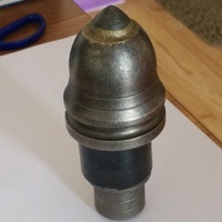 Dents de burin FAE à tige ronde, insert exclusif en carbure de tungstène pour une résistance maximale, pièces de rechange pour burins de fondation