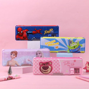 Astuccio Multifunzionale in Plastica per Studenti di 1-3 Elementare con Motivi di Fragola, Orso, <span class=keywords><strong>Spiderman</strong></span> e Frozen - Product Image 6