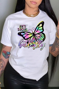 T-Shirt Casual da Donna di Marca alla Moda, Magliette Streetwear con Design Grafico e Stampa Digitale - Product Image 2
