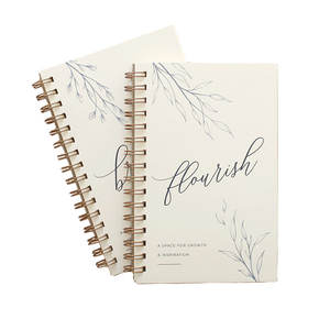 LABON Wellness Habit Tracker самозабота осознанность благодарность растения иллюстрация Обложка вдохновляющий журнал недатированный планировщик - Product Image 1